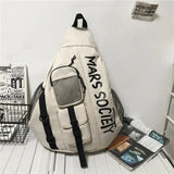 Large Nylon Travel Satchel – Lightweight Waterproof Bag for Women & Men