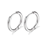 Stainless Steel Small Hoop Earrings – Unisex Cartilage and Helix Piercing Jewelry
