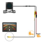 170° Wide-Angle Car Rear View Camera with Parking Guidelines