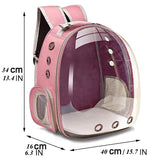 Transparent Capsule Cat Carrier Backpack – Breathable Travel Bag for Small Pets