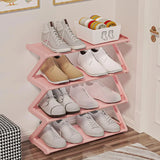 Maximize Your Space with This Sleek, Free-Standing 4-Tier Shoe Rack