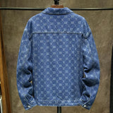 Men's Smart Casual Denim Jacket with Pockets – Ideal Outerwear for Autumn