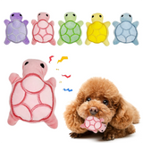 Mini Plush Turtle Squeaky Toy for Small Dogs