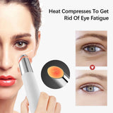 Electric Eye Massager with LED Light Therapy – Reduce Dark Circles, Puffiness & Wrinkles for Brighter, Youthful Eyes