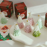 Christmas Tree Scented Candle – Festive Soy Wax Aromatherapy Candle for Holiday Décor & Gifts