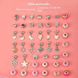 DIY Beaded Bracelet Making Kit for Girls – Jewelry Craft Set with Storage Box