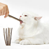 Natural Wood Chew Sticks for Cats – Organic Polygonum Silvervine Cat Toy