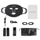 Silicone LED Light Therapy Mask for Face & Neck – Anti-Aging, Acne Removal & Skin Rejuvenation