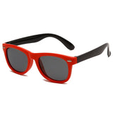 Gafas de sol clásicas de silicona para niños: protección UV400 para niños y niñas