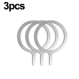 Placa de metal magnética universal: soporte de teléfono con cargador inalámbrico en forma de disco