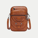 Soft PU Leather Flap Crossbody Bag – Fashionable Everyday Shoulder Purse for Women