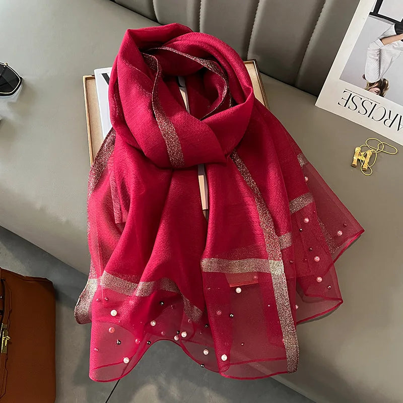 Women's Fashion Scarf and Shawl – Lightweight Polyester Wrap for All Seasons
