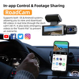 1080P Car DVR Dash Cam with Wi-Fi, Night Vision, and Dual Lens – Real-Time Surveillance & Loop Recording