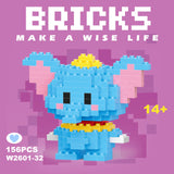 Disney & Sanrio Character Building Blocks Set - 108 Style Stitch & Hello Kitty Collection