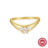 925 Sterling Silver Stackable Rings – Elegant Minimalist Jewelry for Women
