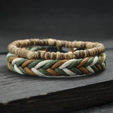 Adjustable Natural Stone Beaded Bracelet for Men – Handmade Yoga & Meditation Accessory