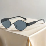 Luxury Hexagon Sunglasses – Trendy Polygon Shades for Men & Women