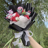 Hello Kitty Plush Bouquet - Sanrio Flower Doll Gift Set (35cm)