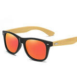 Classic Wooden UV400 Sunglasses – Stylish Bamboo Eyewear for Men