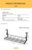 Under Desk Cable Organizer – Heavy-Duty Wire Management Rack for Clutter-Free Workspace