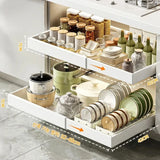 Estante de almacenamiento de cocina extensible y escalable: organizador ajustable y que ahorra espacio