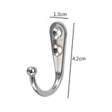 30 ganchos de aleación con tornillos: perchas de pared para abrigos, toallas y bolsos para cocina y baño