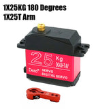 Waterproof High-Torque Digital Servo – 20KG to 35KG Metal Gear Servo with 180°/270° Rotation for RC Cars, Trucks & Planes