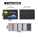 1000W Foldable Solar Panel Charger – Portable Power Supply for Camping & Outdoor Devices