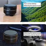 Mini Bone Conduction Bluetooth Speaker – Portable Stereo Sound with TWS & 10-Hour Playtime