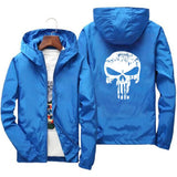 Men’s Casual Hooded Jacket – Lightweight Printed Zip-Up Outerwear for Spring & Autumn