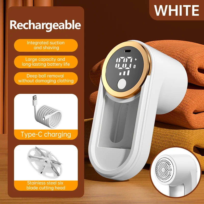 Afeitadora de telas recargable ONEKA: quitapelusas y quitapelusas para ropa y muebles