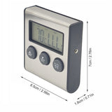 Digital Cooking & BBQ Thermometer with Timer – Accurate Temperature Control for Perfect Cooking