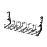 Under Desk Cable Organizer – Heavy-Duty Wire Management Rack for Clutter-Free Workspace