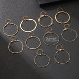 Geometric Chain Link Punk Bracelet for Women – Edgy Fashion Statement Jewelry