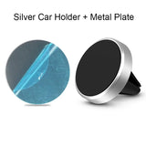 Soporte magnético universal para teléfono de coche para iPhone, Samsung y más: soporte seguro para rejilla de ventilación