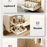 Pull-Out Kitchen Storage Rack – Space-Saving Organizer for Cabinets & Countertops