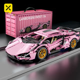 RC Building Block Car Kit – DIY Remote Control Toy with Motors & Battery for Teens and Adults