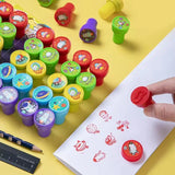 Sanrio Self-Inking Stamp Set - 10pcs Hello Kitty & Friends DIY Craft Stamps