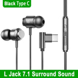 90° Angle Wired Gaming Headset with Mic - HiFi Surround Sound for Samsung/iPhone (3.5mm & Type-C)