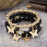Trendy Acrylic Beaded Bracelet – Stylish & Lightweight Fashion Jewelry for Women