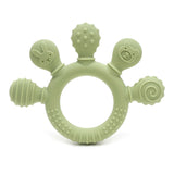 Mordedor de silicona Erduo para bebés, juguetes para la dentición con ansiedad, cuentas para masticar de 0 a 12 meses, chupete sensorial para aliviar la encía