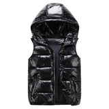 Men's Winter Hooded Padded Vest – Casual Sleeveless Jacket for Autumn & Winter