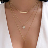 Collar con colgante de candado bohemio: joyería llamativa de inspiración vintage para mujeres