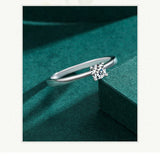 Sterling Silver Hearts Clear CZ Simulated Diamond Wedding Band Ring for Women – Classic Engagement Jewelry