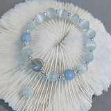 Elegant Crystal Beaded Bracelet – Stylish Opal Gemstone Jewelry for Women