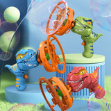 Dinosaur Bubble Blower Gun - Electric Fan-Powered Bubble Toy for Kids