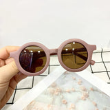 2024 Kids’ Round Sunglasses – UV400 Protection, Stylish Plastic Frame for Girls