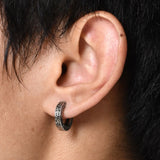 Men’s Stainless Steel Hoop Earrings – Hypoallergenic Small Silver Hoops