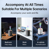 Mini humidificador ultrasónico: difusor de aroma portátil USB con salida de niebla silenciosa