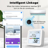 Smart WiFi & Zigbee Temperature Humidity Sensor – Works with Alexa & Google Home